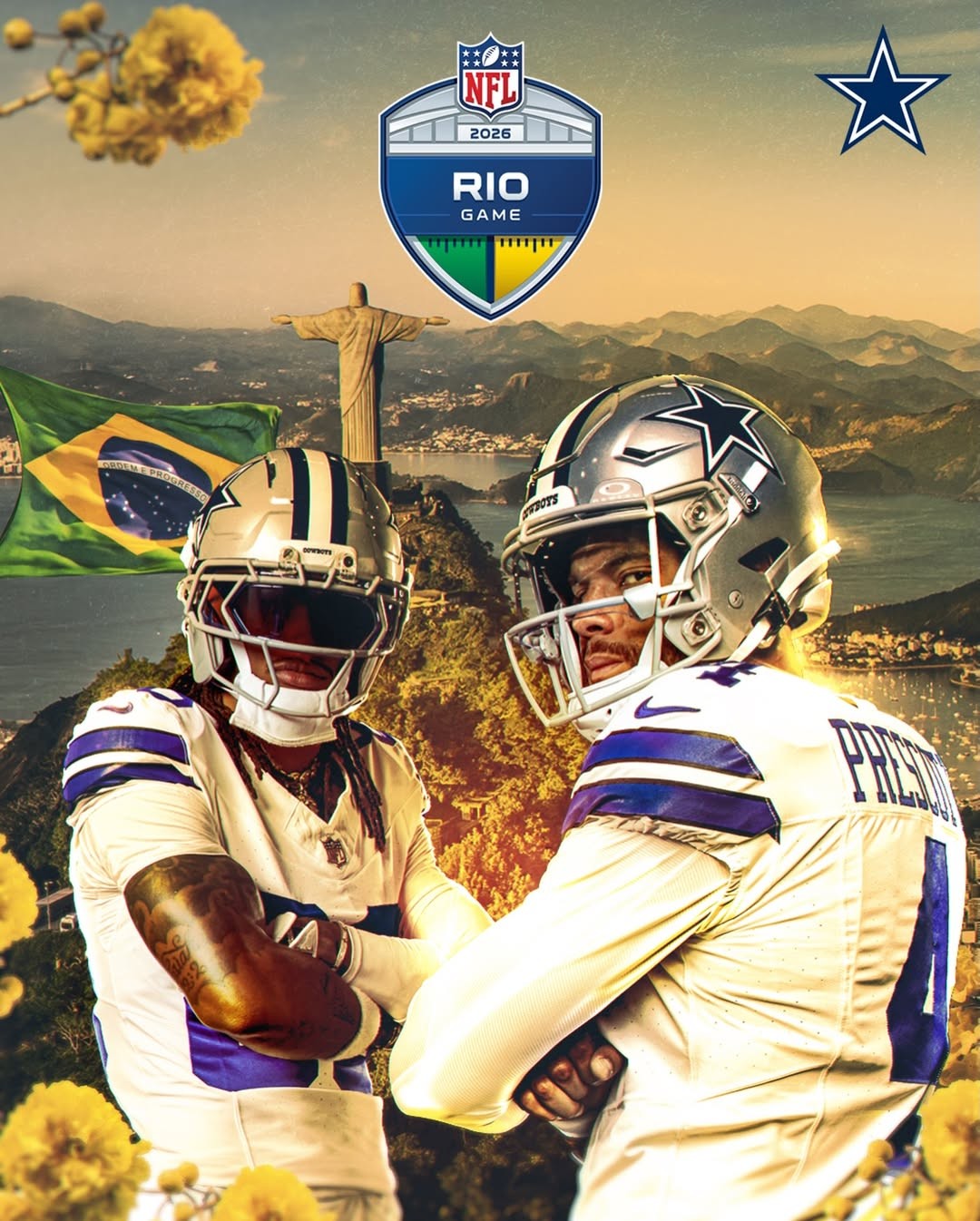 NFL anuncia Dallas Cowboys para jogo in&eacute;dito no Maracan&atilde; em 2026