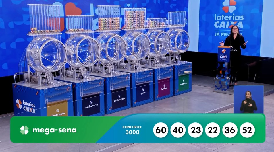 Mega-Sena: prêmio acumula em R$ 103 milhões; veja dezenas sorteadas