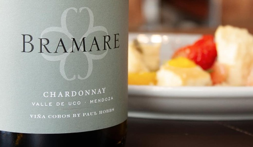 O Bramare Chardonnay, da Viña Cobos — Foto: Divulgação Viña Cobos