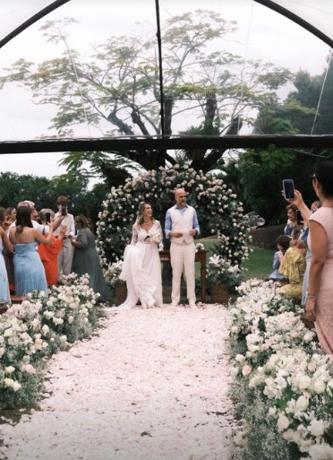 Casamento de Fernando Scherer — Foto: Reprodução