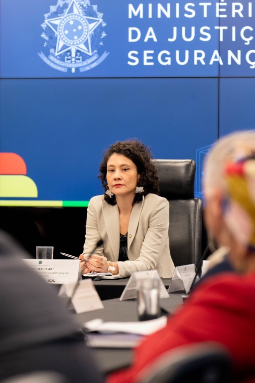Marta Machado, secretária da Secretaria Nacional de Políticas sobre Drogas do Ministério da Justiça e Segurança Pública — Foto: Gabriel de Paiva / Agência O Globo