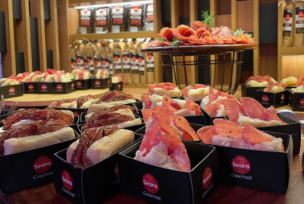 Estande Seara Gourmet Rio Gastronomia — Foto: Júlia Pinna