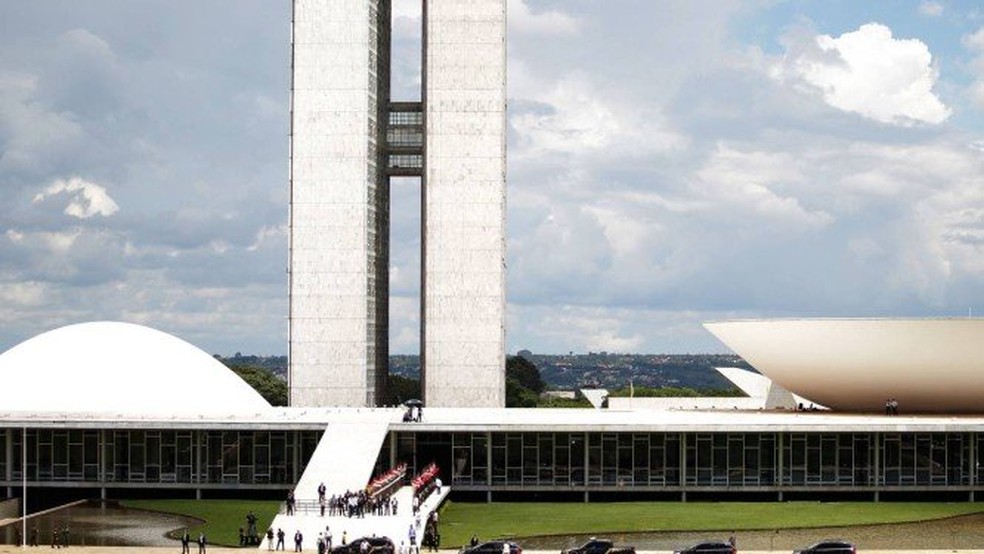 Congresso Nacional passou por varredura — Foto: Jorge William