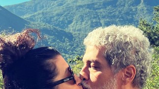 Regina Casé e o marido, Estevão Ciavatta, estão na serra— Foto: Reprodução Instagram