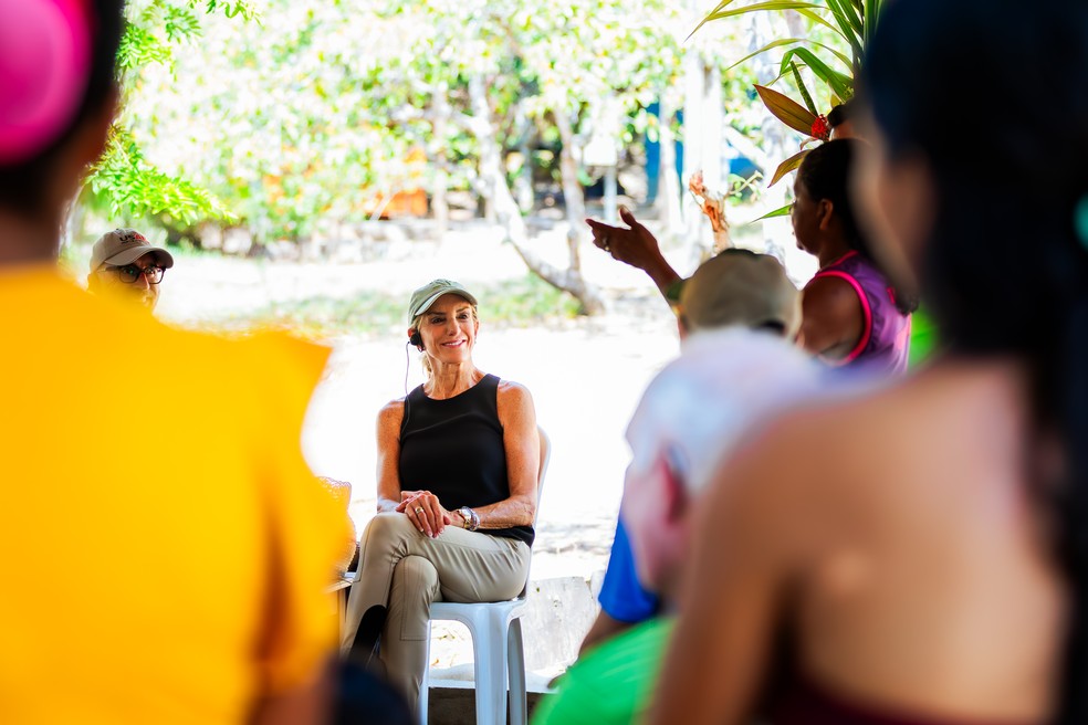 Embaixadora Elizabeth Bagley ao Pará durante visita ao Pará — Foto: Felipe Menezes/U.S. Embassy Brasilia