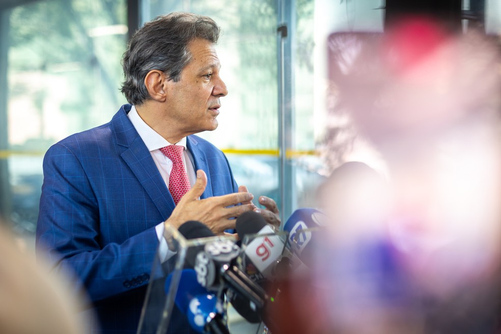 O ministro da Fazenda, Fernando Haddad — Foto: Diogo Zacarias/MF