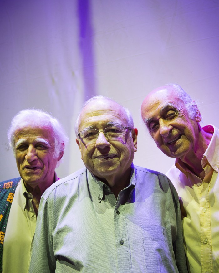 Zuenir Ventura, Luis Fernando Verissimo E Ziraldo no Ensaio Music barbaridade - Foto: Leo Martins / Agencia O Globo