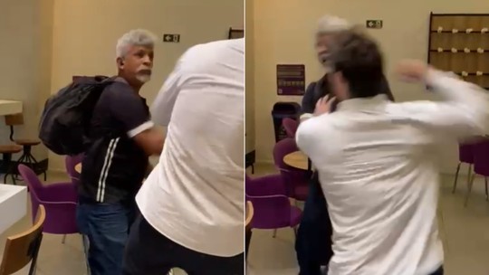 Vídeo: Gerente é agredido por cliente e revida com soco no rosto, em loja de shopping no RN