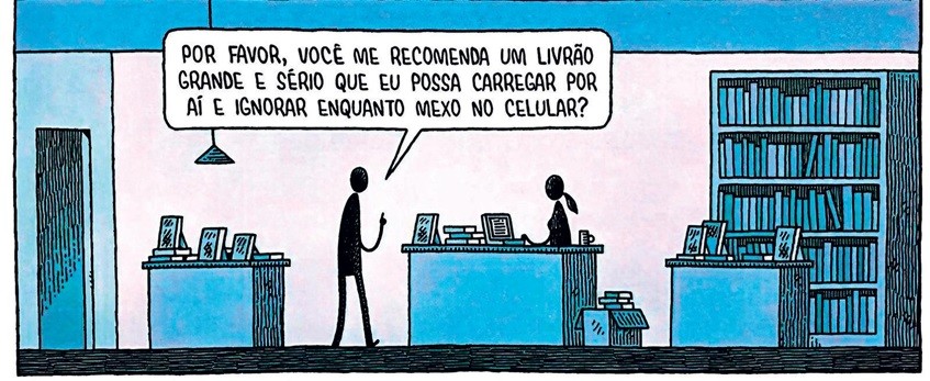 Cartunista escocês satiriza leitores e escritores em novo livro; sobra até para Kafka e Jane Austen