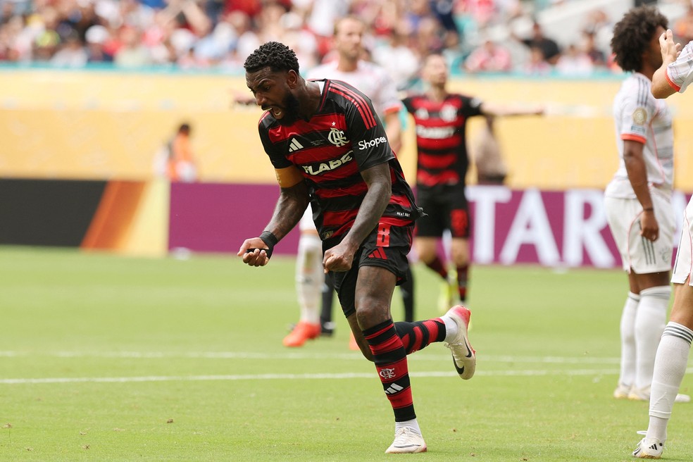 Zenit paga a multa  vista por Gerson, do Flamengo  Foto: Michael Reaves/Getty Images/AFP