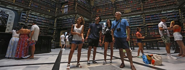 Real Gabinete Português de Leitura — Foto: Fabio Rossi / Agência O Globo