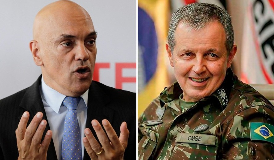 As frequentes conversas entre Alexandre de Moraes e o comandante do ...
