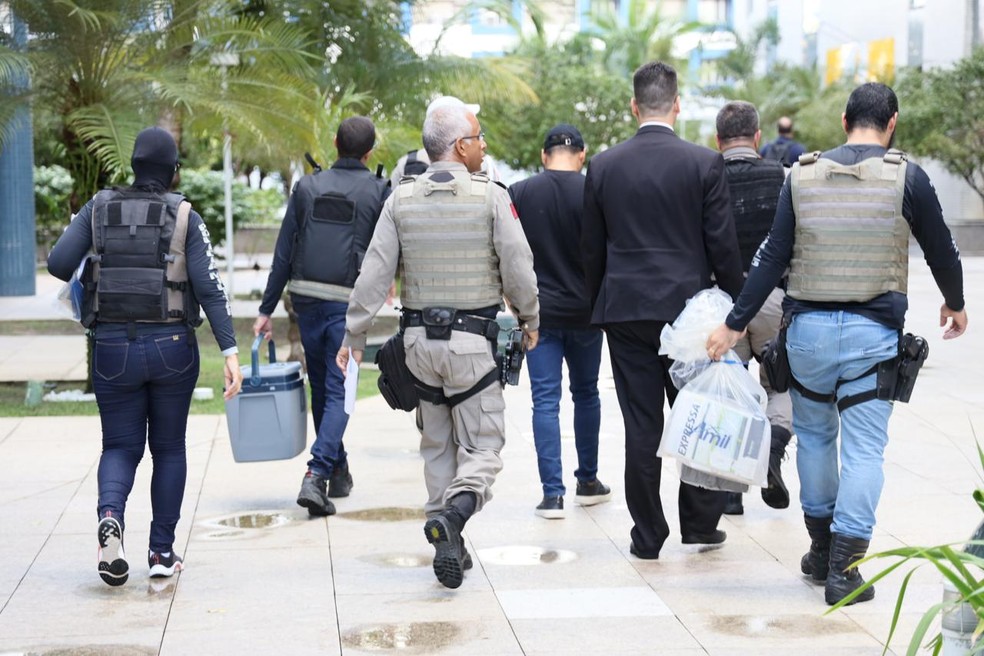 Operação do Ministério Público de Alagoas prende organização acusada de movimentar ilicitamente mais de R$ 243 milhões dos cofres públicos — Foto: Divulgação