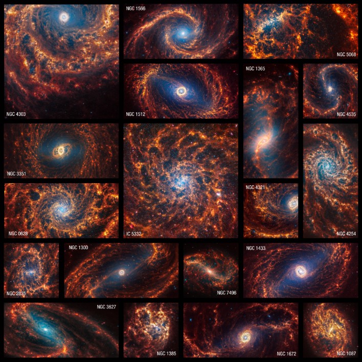Images captured by James Webb — Photo: NASA