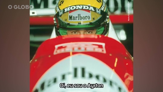 Exposição imersiva recria voz de Ayrton Senna com inteligência artificial; ouça um trecho