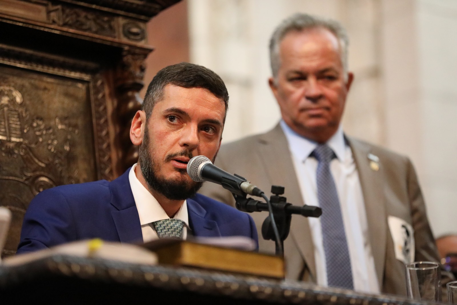 Arrest of Rodrigo Basilar, president of the Allerg Club, by the National Front - Photography: Lucas Tavares