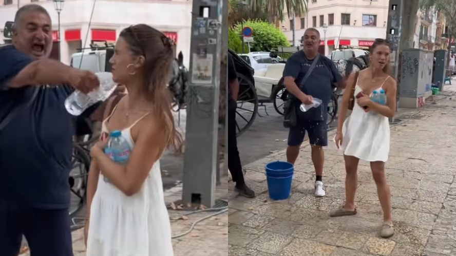 Turista denuncia agressão após pedir que cocheiro desse água a cavalo em Maiorca; vídeo