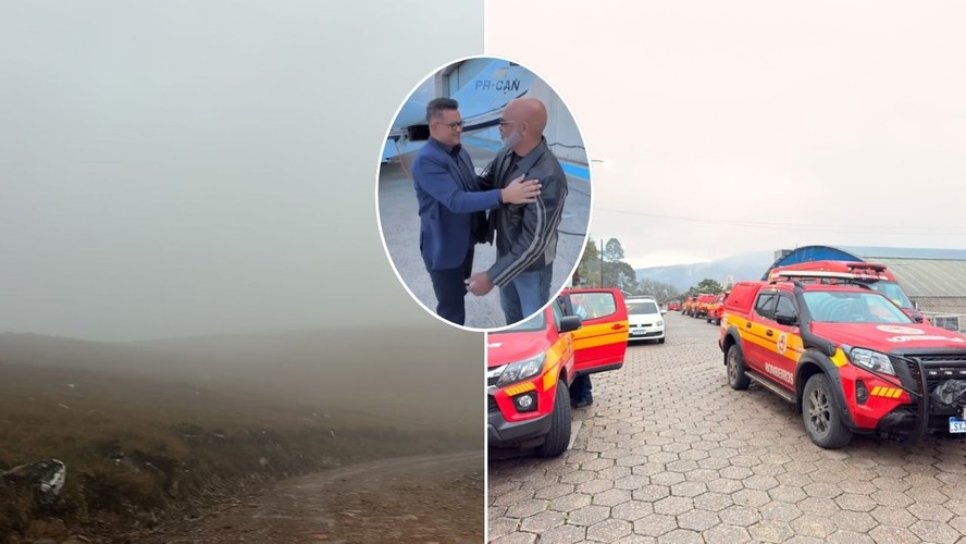 Buscas por helicóptero com cantor Rick entram no segundo dia em Santa Catarina;