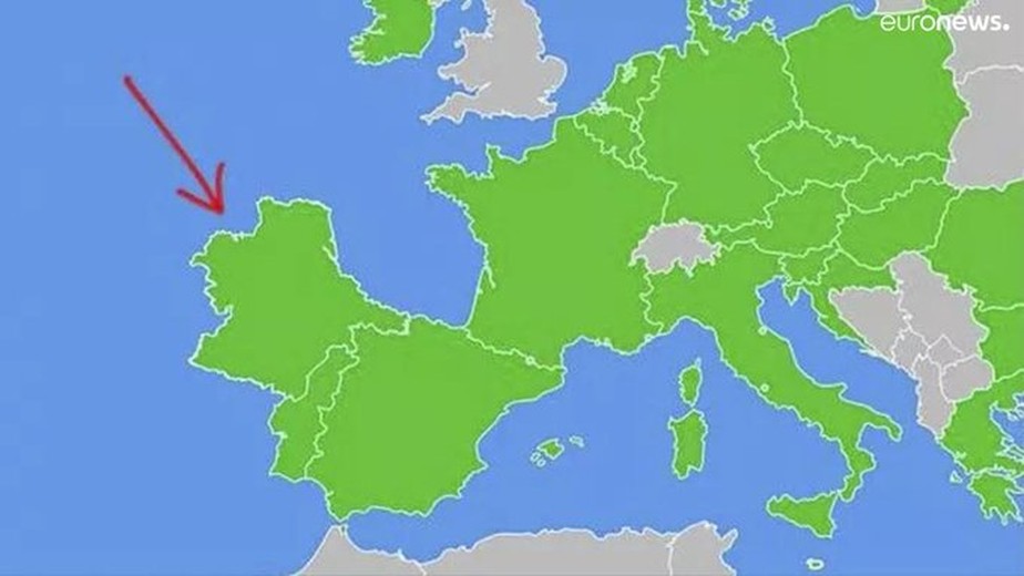 Visitas por Países - Mapas - Ano 2012
