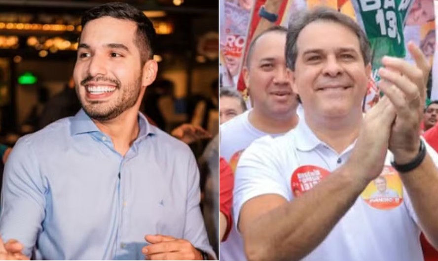Fortaleza: André Fernandes (à esquerda) e Evandro Leitão podem se enfrentar em segundo turno