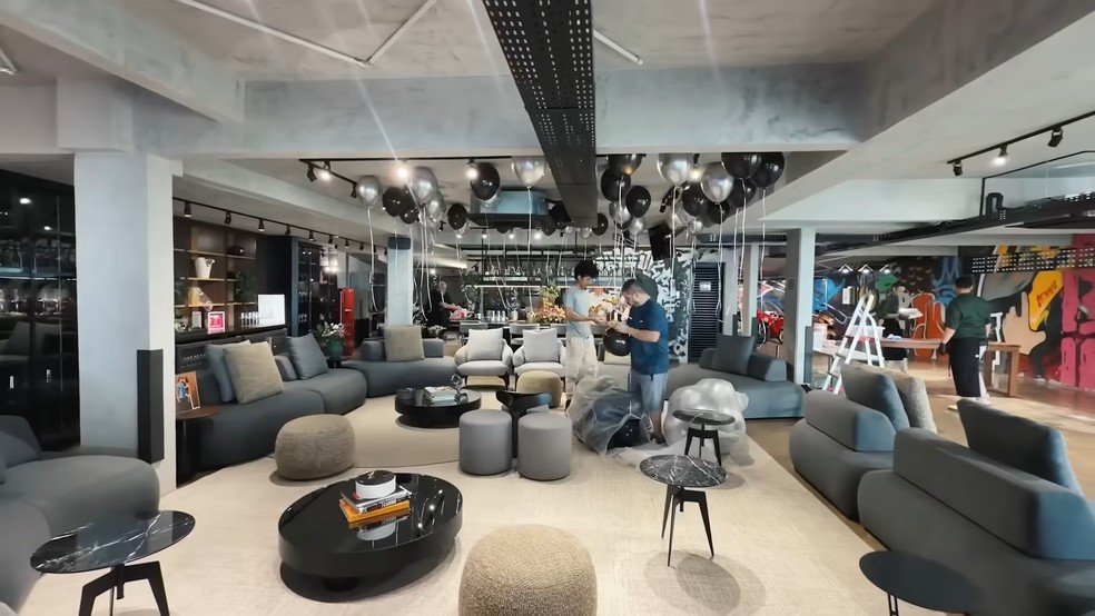 Mansão onde moram Neymar e Bruna Biancardi, em Santos (SP) — Foto: Reprodução/Instagram