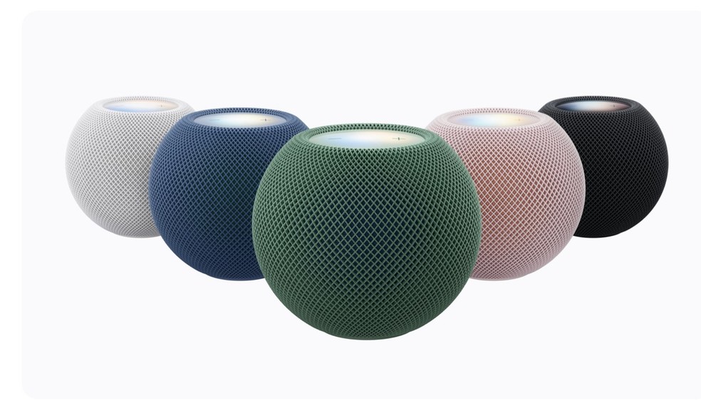 Companhia lan&ccedil;a Home View por US$ 299, HomePod mini 2 por US$ 149 e nova Apple TV 4K; acess&oacute;rios para casa inteligente custam a partir de US$ 199,95. Produtos n&atilde;o t&ecirc;m previs&atilde;o inicial de lan&ccedil;amento no Brasil. &mdash; Foto: Divulga&ccedil;&atilde;o