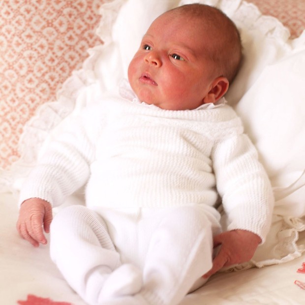 O recém-nascido príncipe Louis, em maio de 2018 — Foto: Reprodução