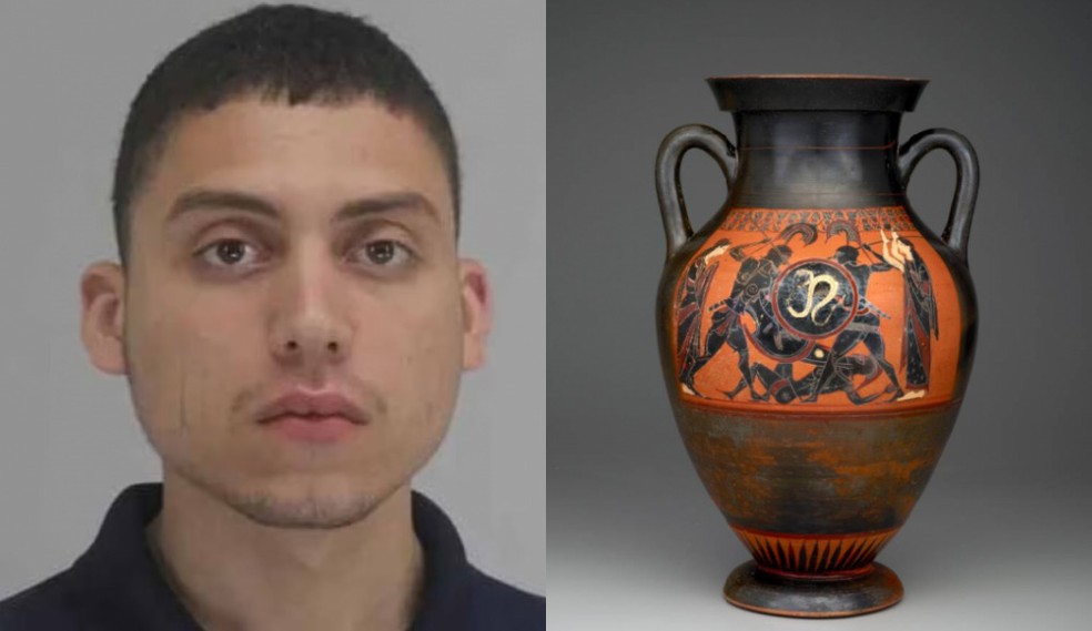 Homem entra em museu e destrói artefatos da Grécia Antiga, no Texas
