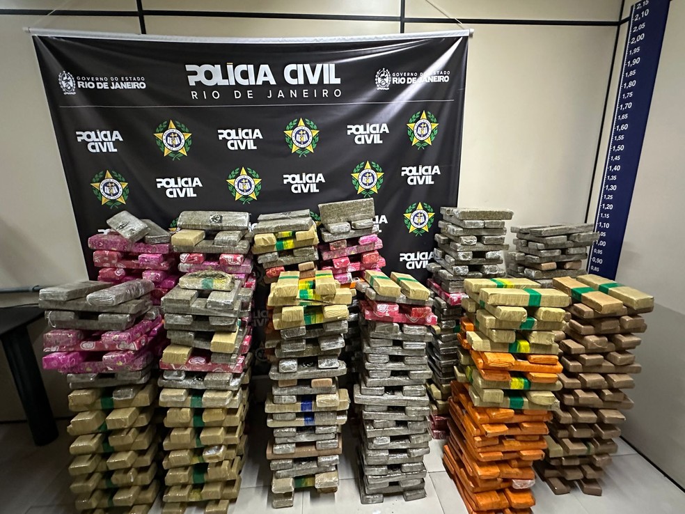 Police seized 700 kilograms of drugs in a warehouse in Ramos – Photo: Disclosure/Civil Police