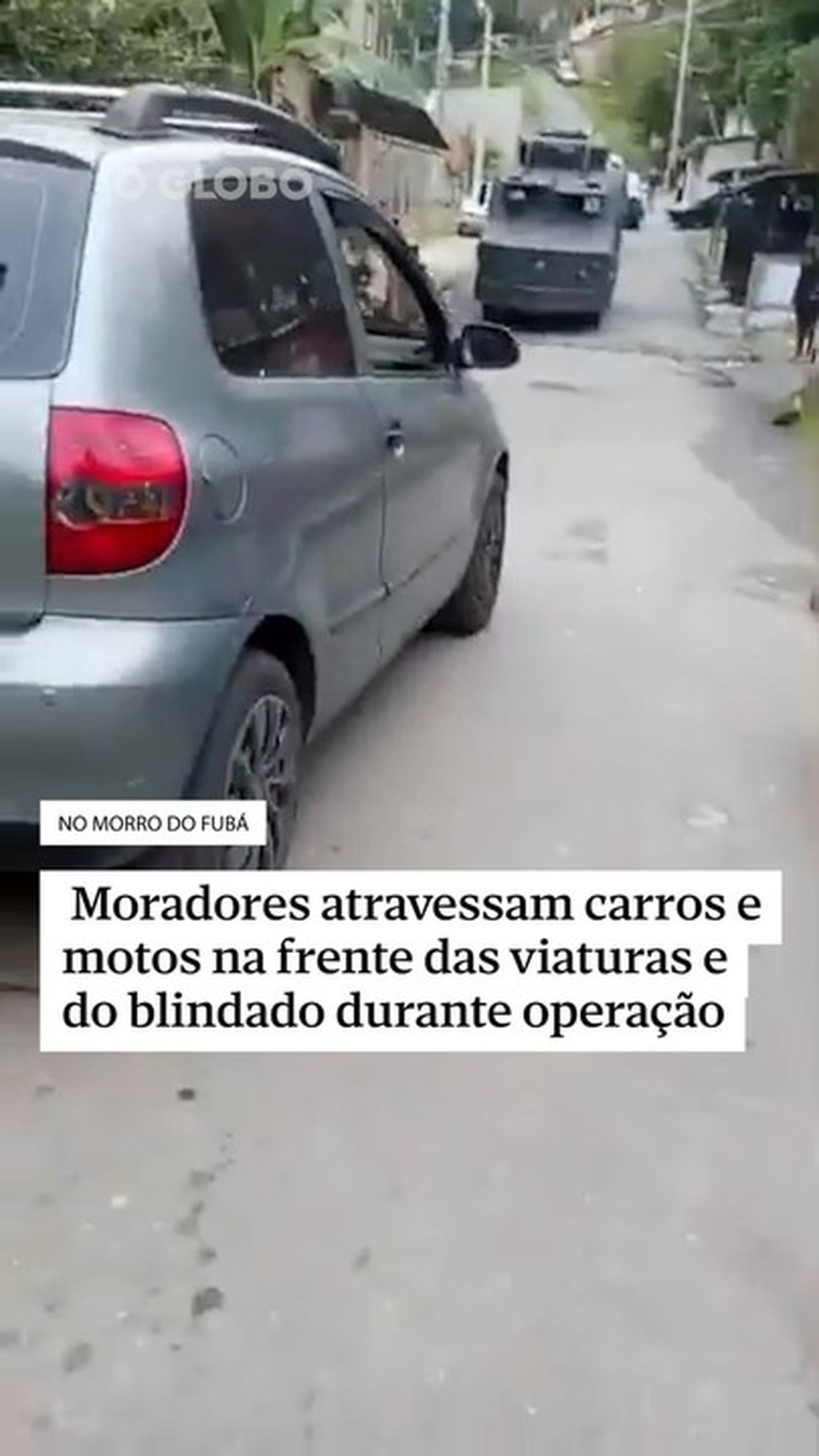 Moradores de Fubá resistem a operação da PM com barricadas
