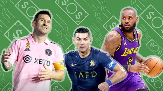 Futebol, basquete e Fórmula 1: veja quanto ganham os atletas mais bem pagos do mundo