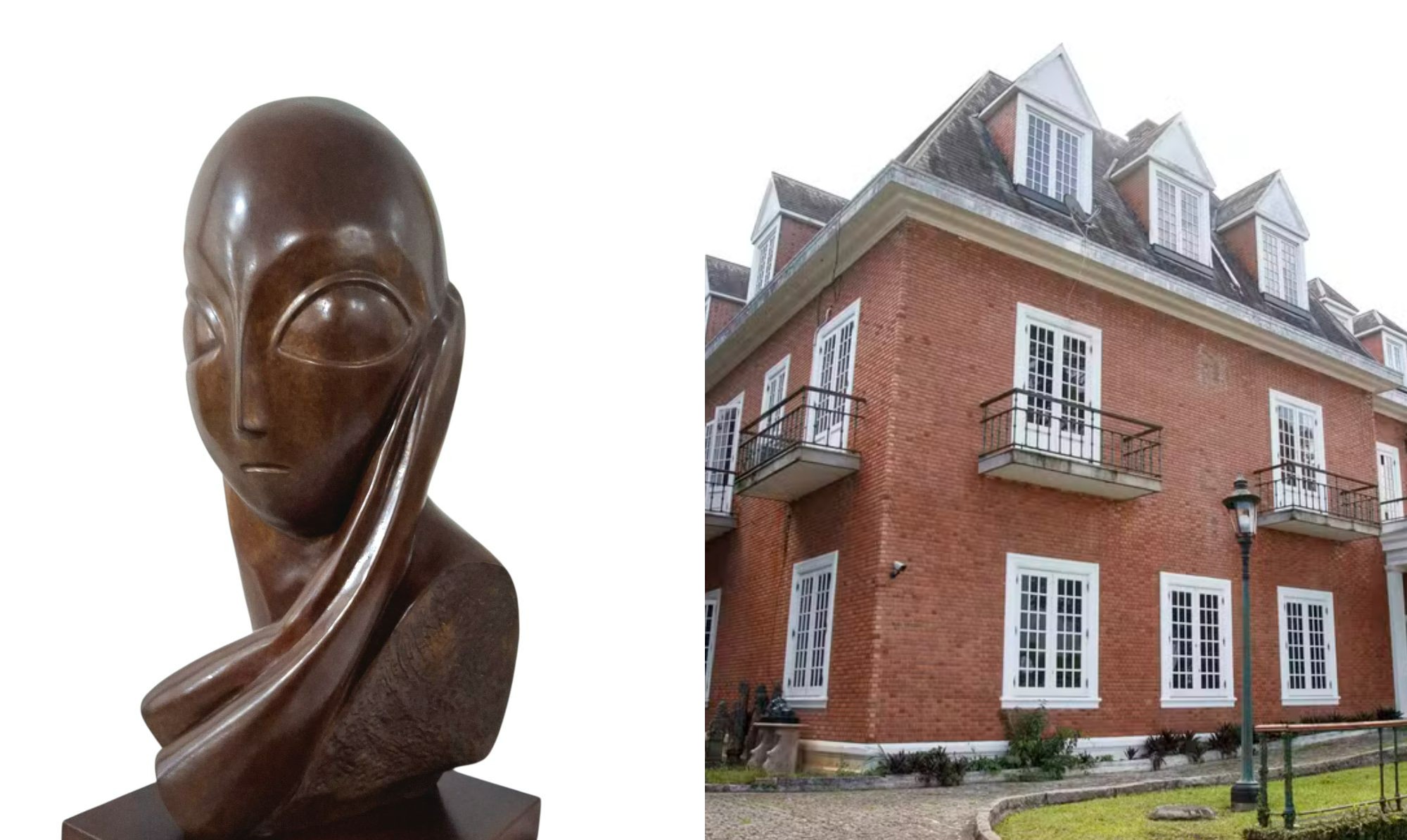 Escultura avaliada em mais R$ 400 mil é encontrada em quarto trancado da mansão mais cara do Brasil