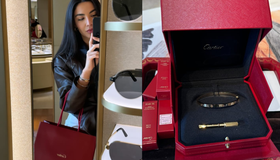 Gabriela Versiani compra joia de quase R$ 48 mil com próprio dinheiro: 'Sonhando há anos com essa pulseira'