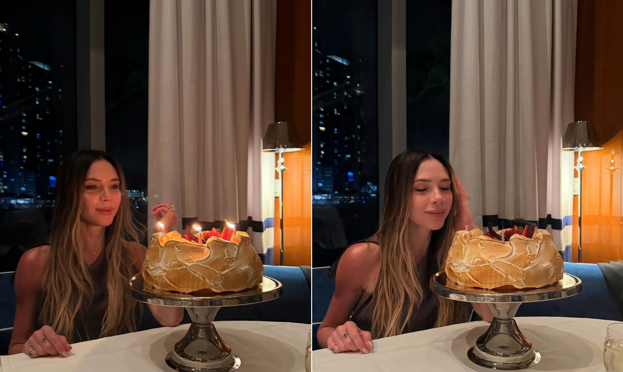 Victoria Beckham sopra as velas para celebrar os 52 anos: 'Muito grata'