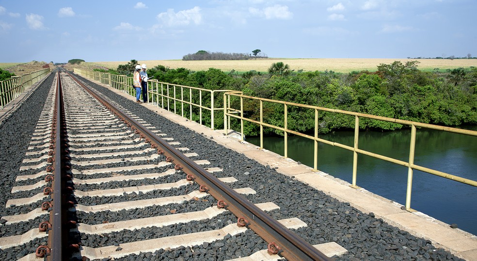 Ferrogrão: ferrovia de quase mil quilômetros corta Mato Grosso no sentido sul a norte até o Pará — Foto: Tina Coêlho/Terra Imagem