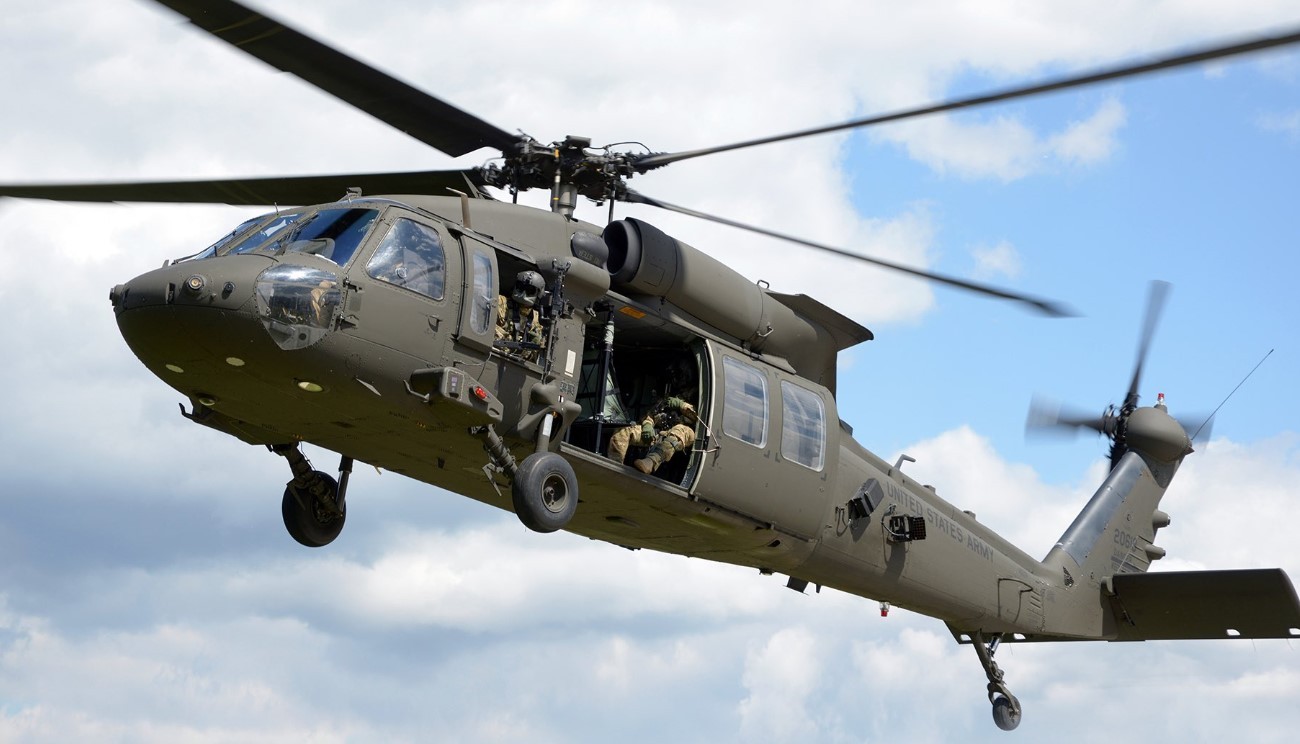 Helicóptero Sikorsky UH-60 Black Hawk — Foto: Reprodução