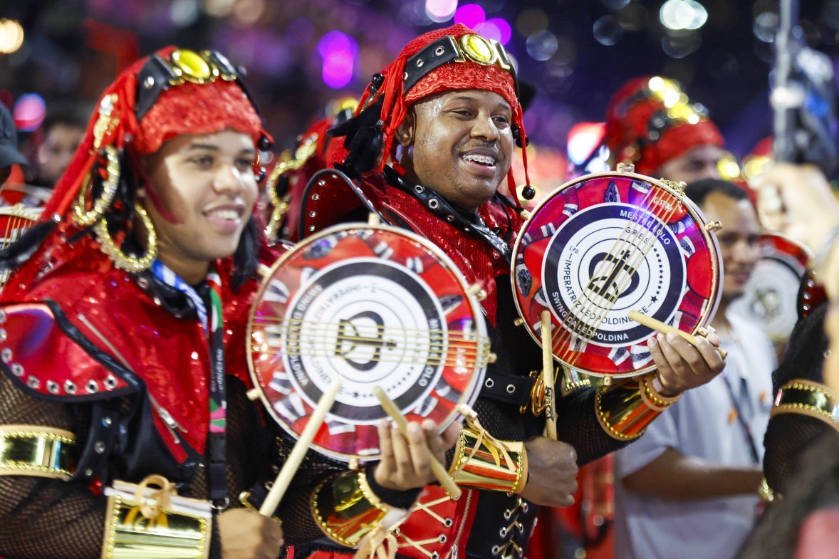 Desfile da Imperatriz Leopoldinense — Foto: Domingos Peixoto / Agência O Globo