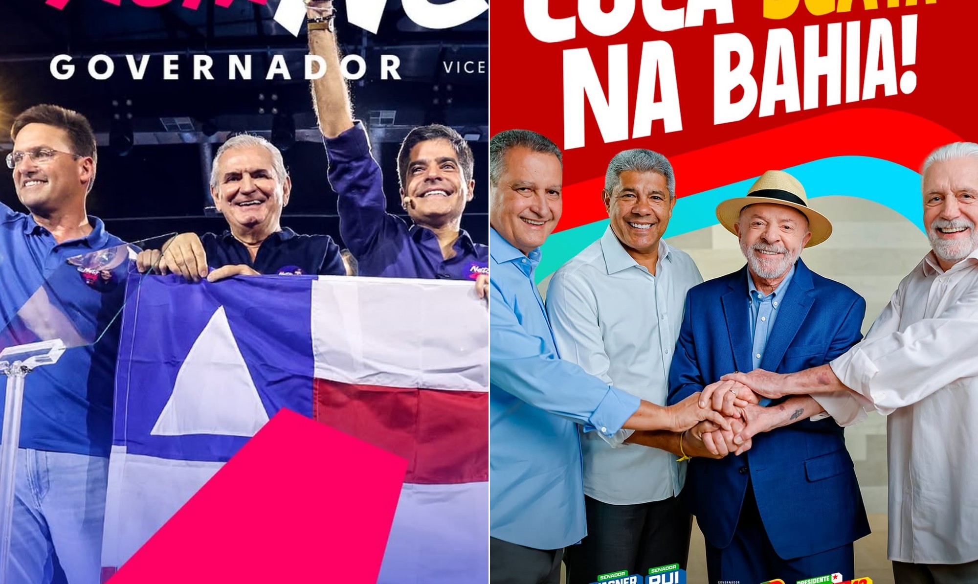 Horário de TV na Bahia começa com Jerônimo falando em 