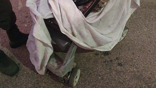 Homem escondia cabos elétricos em carrinho de bebê e é preso em flagrante por furto