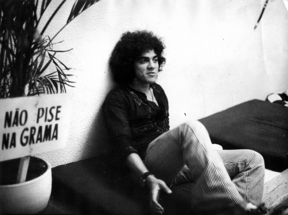 O cantor Taiguara, em 1972 — Foto: Arquivo O GLOBO