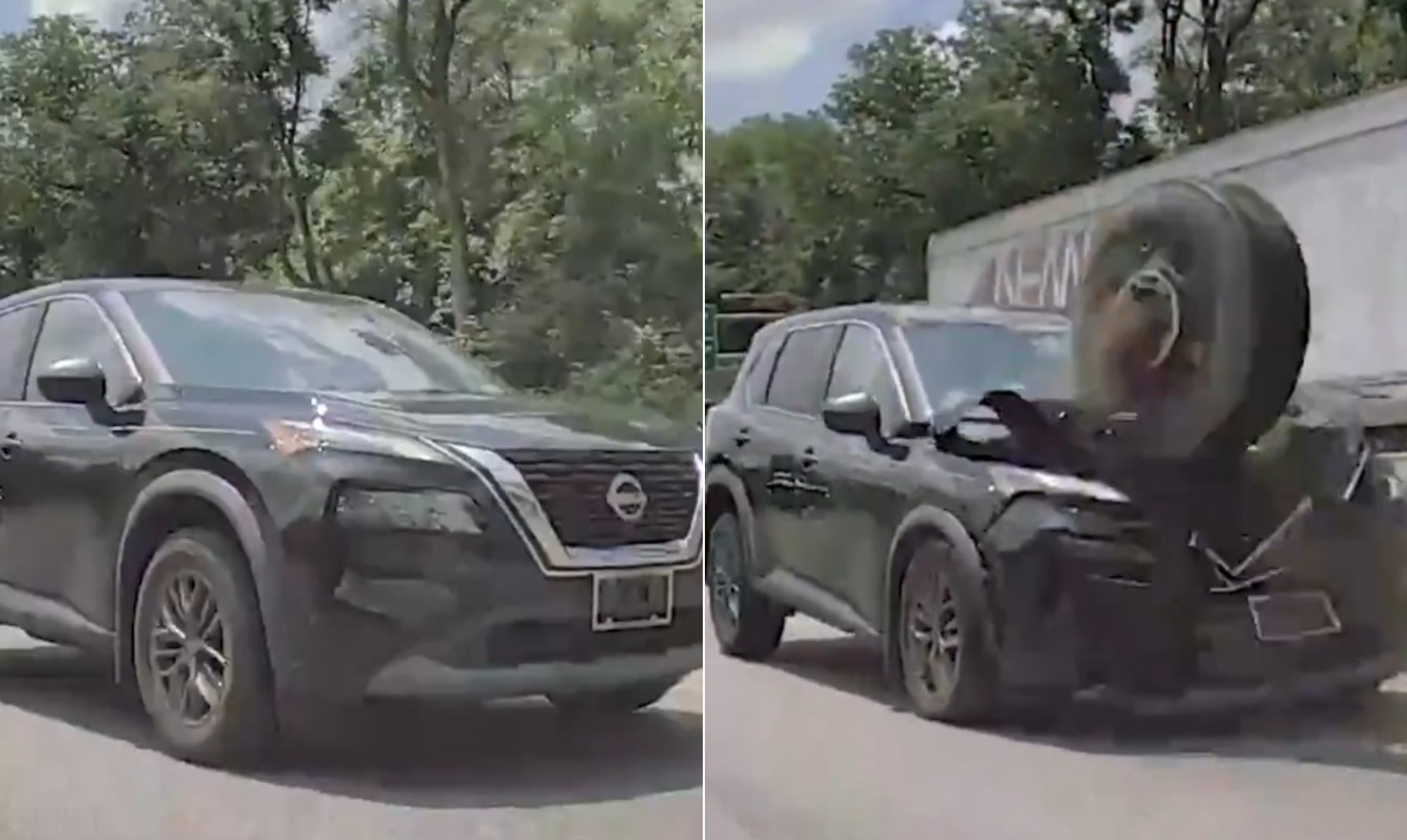 Pneu se desprende de veículo, cruza rodovia e atinge SUV na Filadélfia; vídeo - QTU Questões do Universo