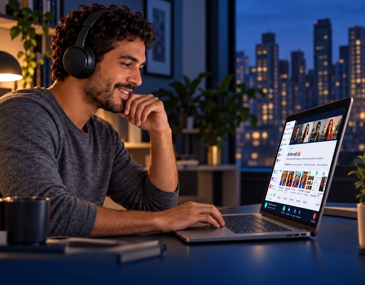 Ensino de inglês integra aulas ao vivo, IA e storytelling