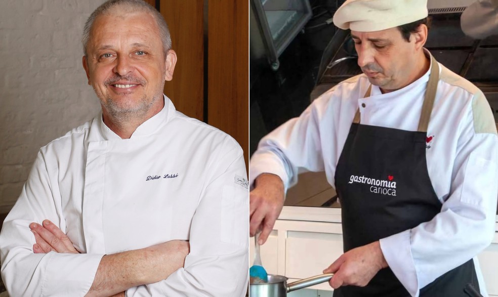 Os chefs Didier Labbé e Christophe Lidy — Foto: Divulgação