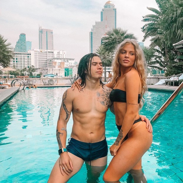 Whindersson Nunes e Luísa Sonza em foto de 2018, na Tailândia. — Foto: Reprodução/Instagram