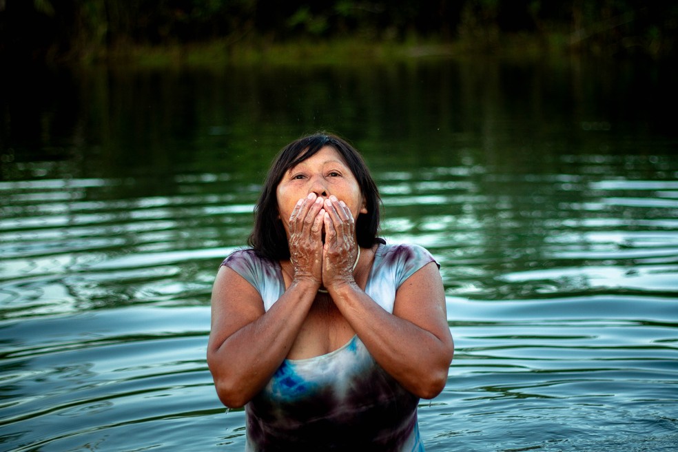 Cena de “Sukande Kasáká, terra doente”, de Kamikia Kisedje e Fred Rahal, parte do Filmambiente — Foto: Divulgação/Fred Rahal