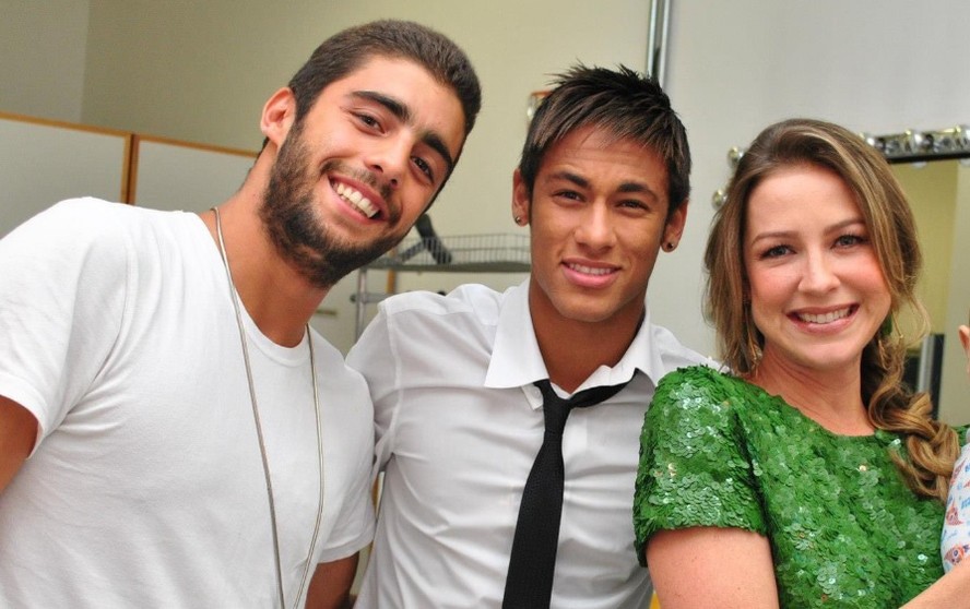 Pedro Scooby, Neymar e Luana Piovani - Foto: Reprodução 