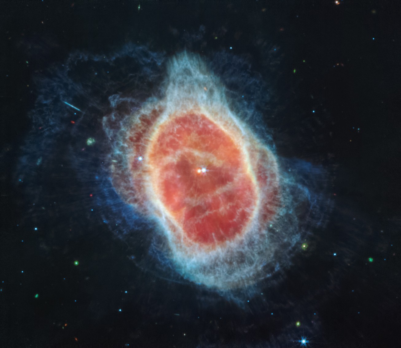 Nebulosa Keel, fotografada pelo Telescópio James Webb Telescópio  — Foto: James Webb/Nasa