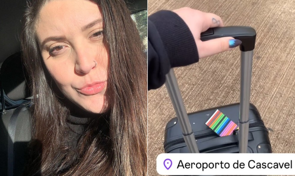 Isabella Pozzuoli postou vídeo no aeroporto antes de emabarcar — Foto: Reprodução da internet