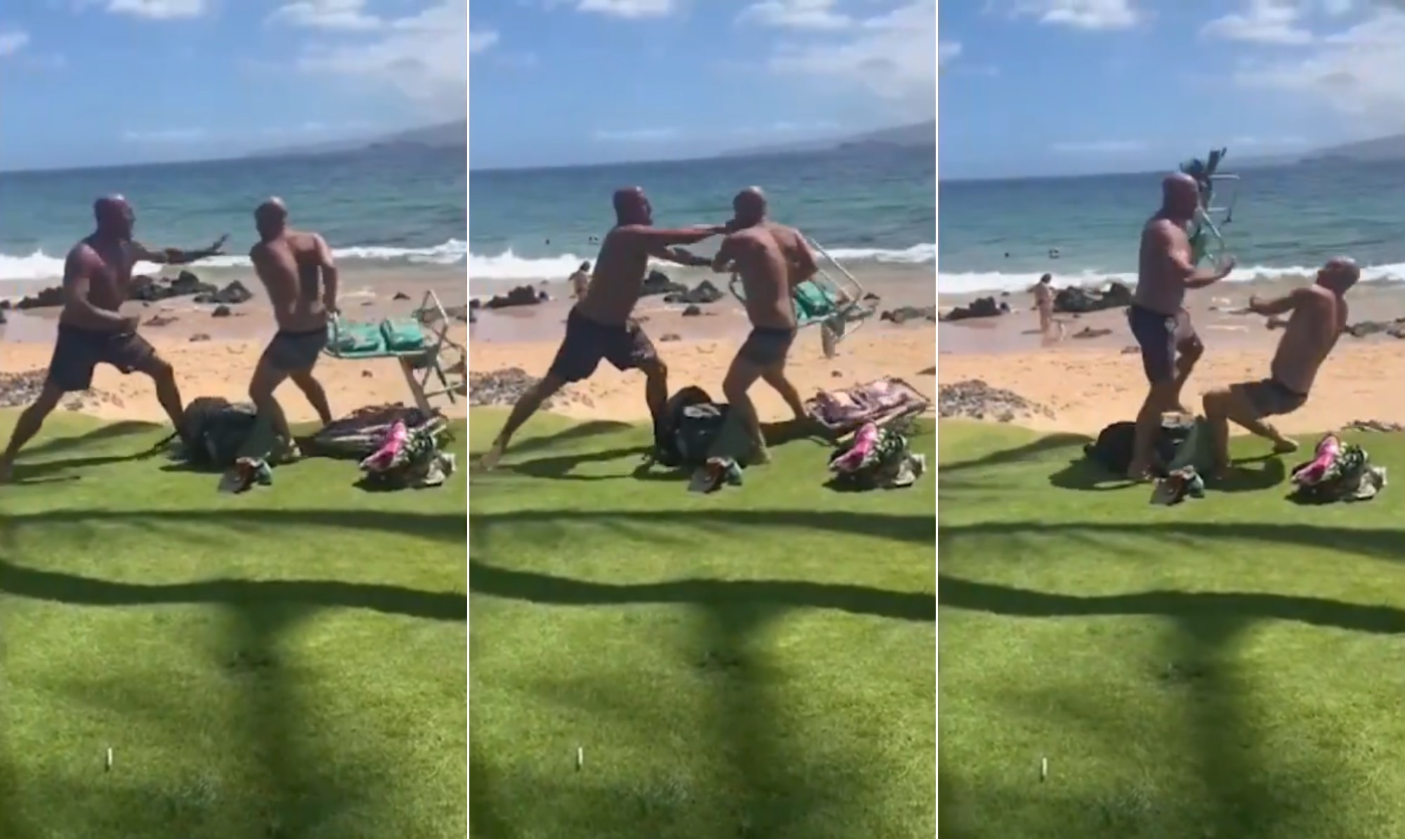 Candidato ao Congresso dos EUA começa briga e é nocauteado por lutador de MMA em praia do Havaí; vídeo - QTU Questões do Universo