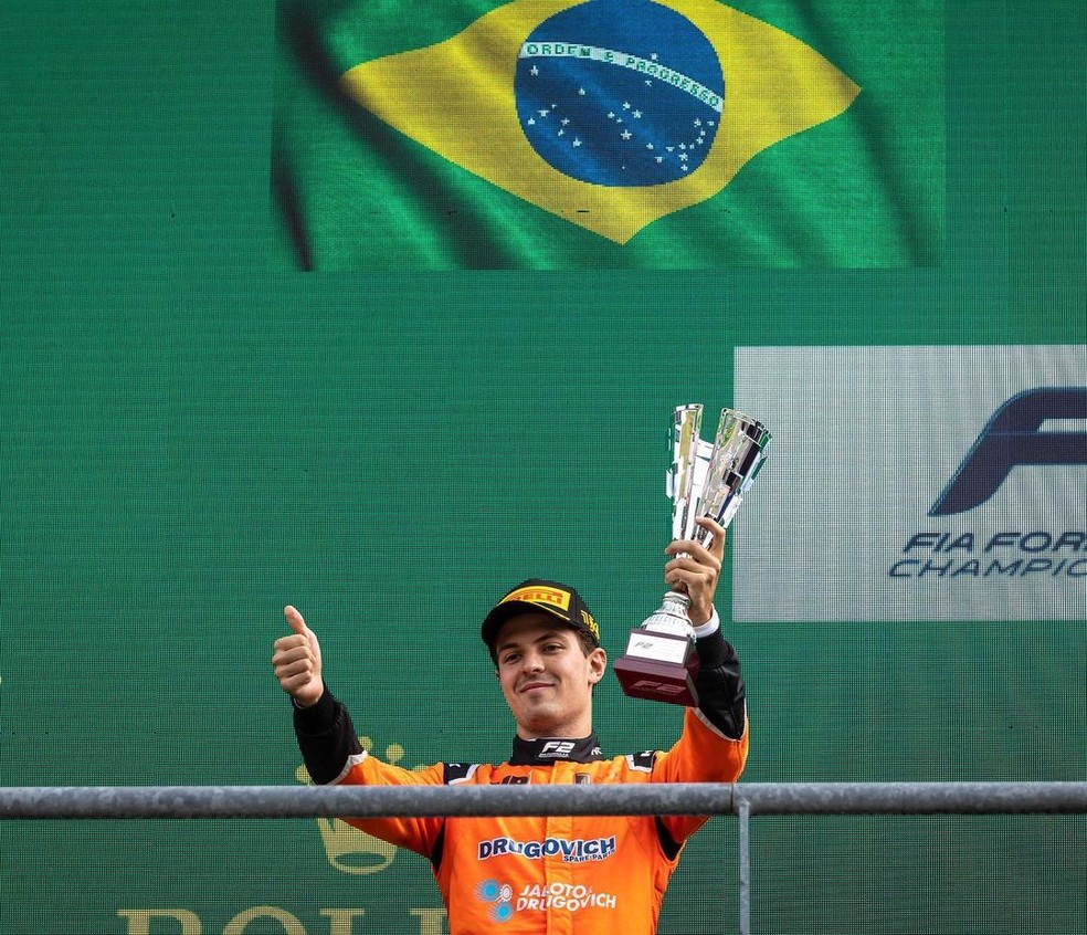 Brasileiro Felipe Drugovich é campeão mundial de Fórmula 2